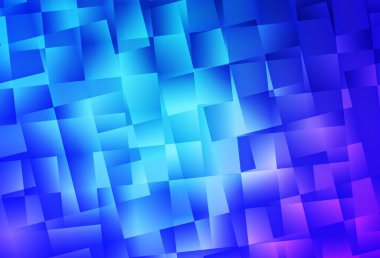 Açık Pembe, Mavi vektör soyut mozaik arkaplan. Zarif üçgenleri olan soyut çizimler. İşiniz için en iyi üçgen tasarım.