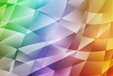 Işık çok renkli vektör parlayan üçgen zemin. Gradyanı olan üçgen geometrik örnek. Web siteniz için yeni bir doku.