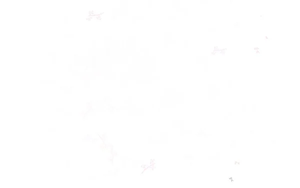Светло Фиолетовый Вектор Ветвями Сияющая Цветная Иллюстрация Листьями Ветвями Элегантный — стоковый вектор