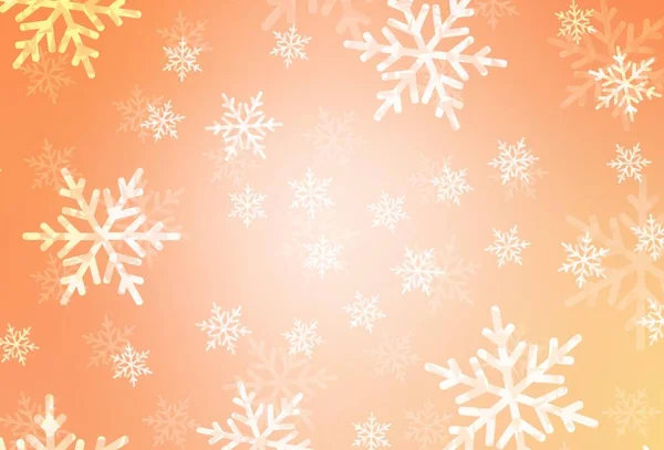 Hellorangefarbenes Vektorlayout Silvesterstil Ein Farbenfrohes Design Weihnachtlichen Stil Mit Gefälle — Stockvektor