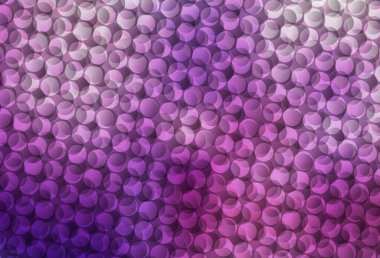 Açık Mor, daireli pembe vektör şablonu. Parlak renkli soyut çemberlerin olduğu bir resim. Poster ve web siteleri için tasarım.
