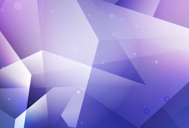 Açık pembe, üçgenli mavi vektör arkaplan. Renkli üçgenlerin olduğu bir resim. Bir cep telefonu için arka plan.