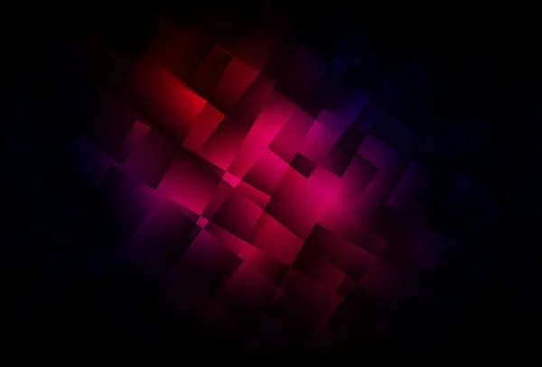 Mörk Rosa Röd Vektor Lutning Trianglar Konsistens Glänsande Polygonal Illustration — Stock vektor