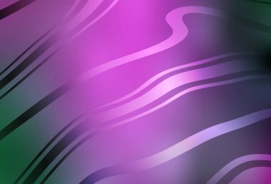 Açık Pembe, yeşil vektör parlak şablonu bulanıklaştırdı. Gradyan ile modern soyut çizim. İşiniz için en iyi bulanık tasarım..