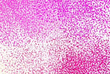 Açık pembe, noktalı sarı vektör arkaplan. Bulanık yağmur damlaları olan soyut bir çizim. Poster ve web siteleri için tasarım.