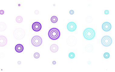 Açık pembe, benekli mavi vektör arkaplan. Bulanık yağmur damlaları olan soyut bir çizim. Fütürist reklamlar ve kitapçıklar için şablon.