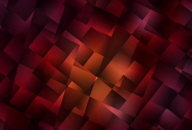 Koyu kırmızı vektör desen kare tarzı. Dikdörtgenler ve kareler ile güzel illüstrasyon. En iyi tasarım, reklam, poster, afiş için.