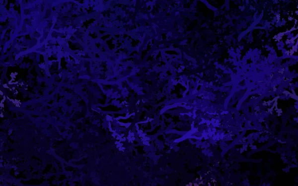 Темно Фиолетовый Вектор Обратного Хода Деревьями Ветвями Абстрактные Красочные Деревья — стоковый вектор