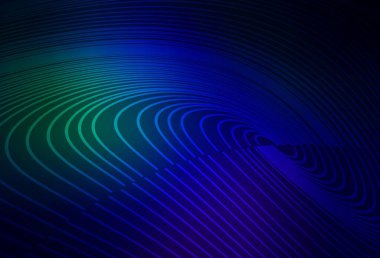 Koyu mavi, parlak çizgili yeşil vektör arkaplan. Renkli çubuklarla, soyut çizimler. Güzel geçmişiniz için şablon.