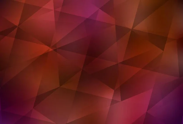 Modèle Polygonal Abstrait Vecteur Rouge Foncé Une Toute Nouvelle Illustration — Image vectorielle