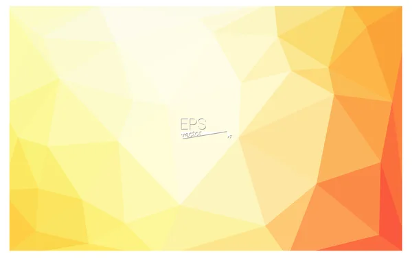 Multicolore rouge, jaune, orange géométrique froissé triangulaire bas poly origami style dégradé illustration fond graphique. Conception polygonale vectorielle pour votre entreprise . — Image vectorielle