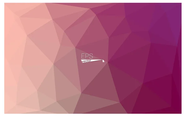 Rosa geométrico arrugado triangular bajo poli origami estilo gradiente ilustración fondo gráfico. Diseño poligonal vectorial para su negocio . — Archivo Imágenes Vectoriales