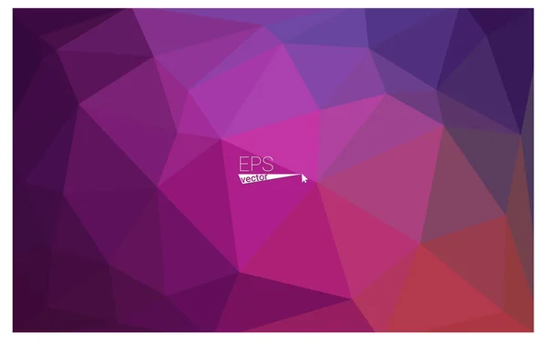 Rosa geometrische zerrumpelte dreieckige Low-Poly-Origami-Stil Gradient Illustration grafischer Hintergrund. Vektor-polygonales Design für Ihr Unternehmen. — Stockvektor