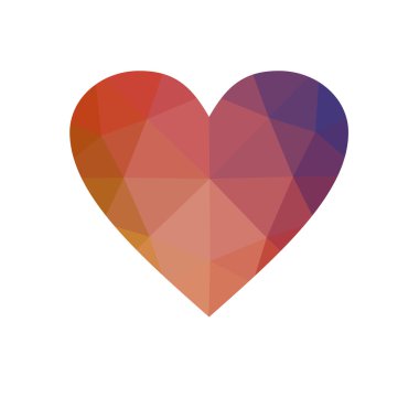 Beyaz arka plan üzerinde izole sarı kalp.