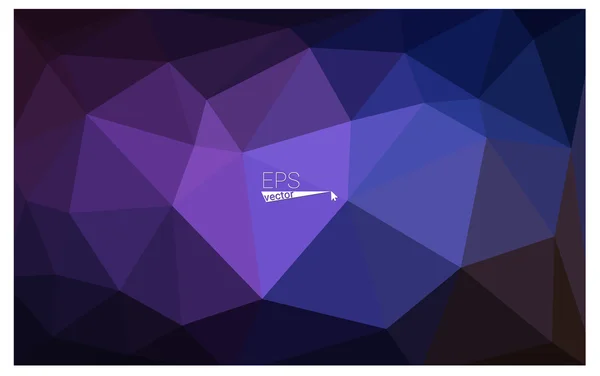 Multicolor rosa oscuro, azul geométrico arrugado triangular bajo poli origami estilo gradiente ilustración fondo gráfico. Diseño poligonal vectorial para su negocio . — Archivo Imágenes Vectoriales
