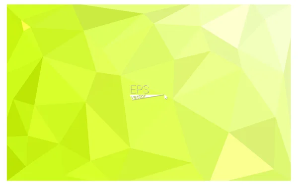 Mehrfarbige grüne, gelbe, orangefarbene geometrische dreieckige Low-Poly-Origami-Stil Grafik Hintergrund Illustration. Vektor-polygonales Design für Ihr Unternehmen. — Stockvektor