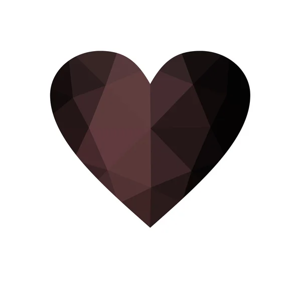 Coração rosa isolado no fundo branco . — Fotografia de Stock