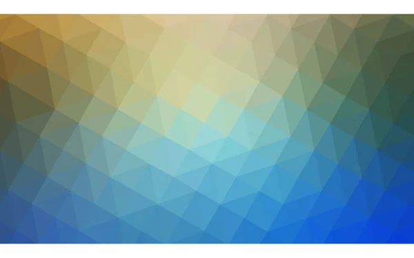 Mehrfarbige grüne, blaue polygonale Designillustration, die aus Dreiecken und einem Farbverlauf im Origami-Stil besteht. — Stockvektor