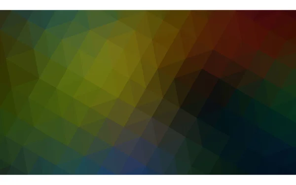 Multicolor ilustração design poligonal escuro, que consistem em triângulos e gradiente no estilo origami . — Vetor de Stock