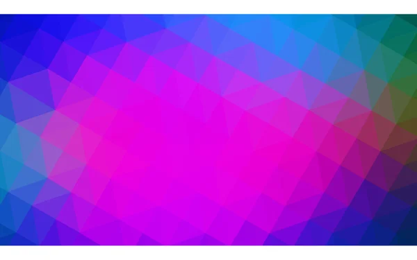 Multicolor rosa escuro, azul ilustração design poligonal, que consistem em triângulos e gradiente no estilo origami . —  Vetores de Stock