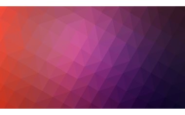 Üçgenler ve degrade origami tarzı oluşur çok renkli pembe, kırmızı, turuncu poligonal tasarım illüstrasyon.