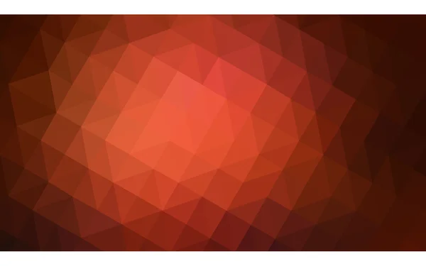 Ilustração de design poligonal vermelho escuro, que consistem em triângulos e gradiente no estilo origami . — Vetor de Stock