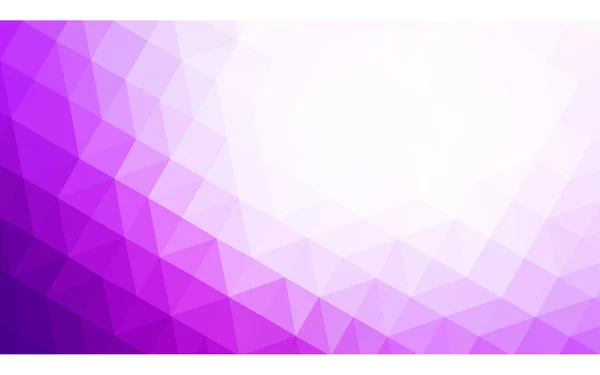 Růžové polygonální návrh ilustrace, které se skládají z trojúhelníků a gradient v origami stylu. — Stockový vektor