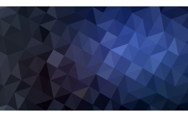 Üçgenler ve degrade origami tarzı oluşur koyu mavi köşeli tasarım deseni.