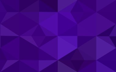 Üçgenler ve degrade origami tarzında oluşan koyu mor kenarlı tasarım deseni.