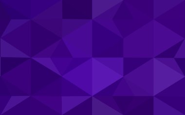 Üçgenler ve degrade origami tarzında oluşan koyu mor kenarlı tasarım deseni.