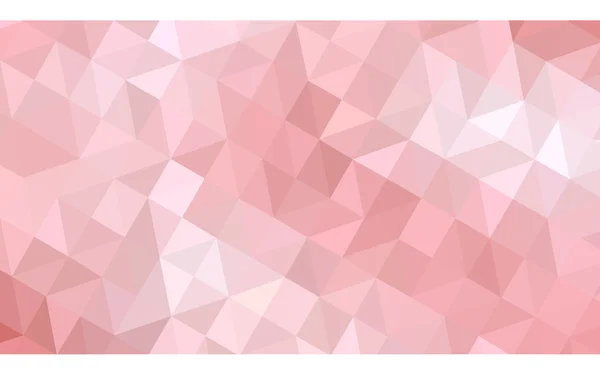 Rotes polygonales Designmuster, das aus Dreiecken und Farbverlauf im Origami-Stil besteht. — Stockvektor