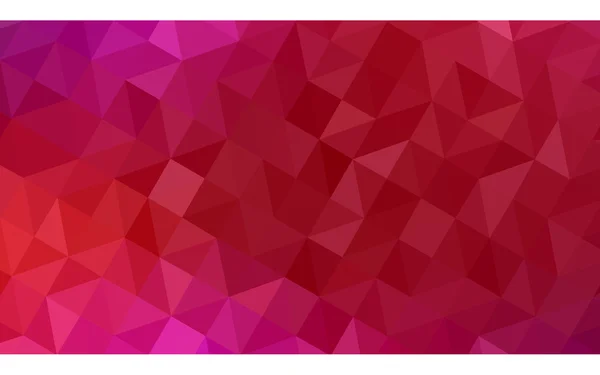 Red polygonal design pattern, which consist of triangles and gradient in origami style. — Stock Vector