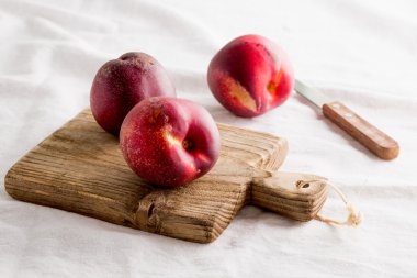 Nektarin, ışık öğleden sonra snack.