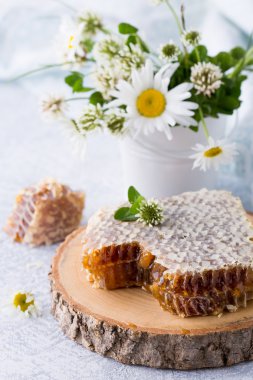 Arı kovanı. Arı ürün. Bal ile Servis Kahvaltı.