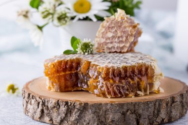 Arı kovanı. Arı ürün. Bal ile Servis Kahvaltı.