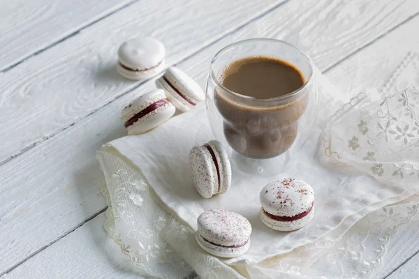 Französisches Dessert Macaron — Stockfoto