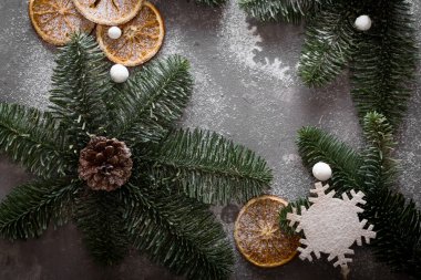 Yeni yıl. Noel kartı. Noel arka plan.