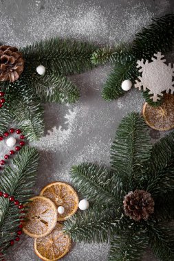 Yeni yıl. Noel kartı. Noel arka plan.