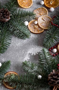 Yeni yıl. Noel kartı. Noel arka plan.