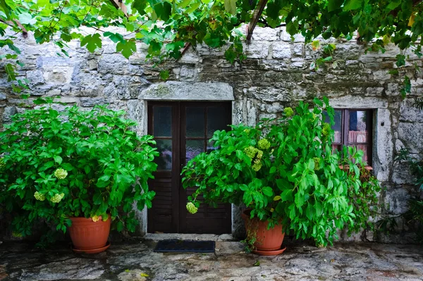 Little mediterranean style house Stock Photo