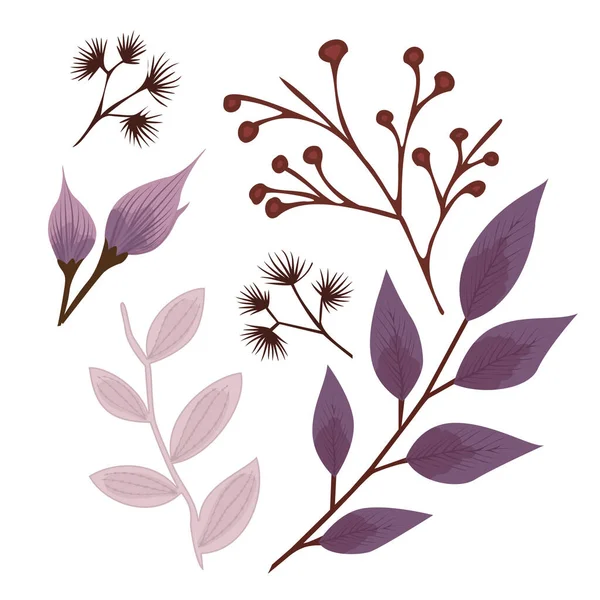 Zarif doğal renklerde el yapımı botanik yapraklar ve dallar koleksiyonu. Kalıplar, davetiyeler, markalar, çıkartmalar, ambalajlar ve dekoratif kompozisyonlar için mükemmel.