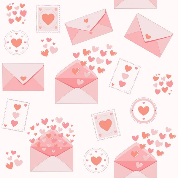İçinde pembe zarflar, kalp damgaları ve uçan kalpler olan romantik bir aşk mektubu seti. Sevgililer Günü davetiyeleri için mükemmel. Kartpostalları, romantik kırtasiyeleri ve tatil tasarımlarını seviyorum..