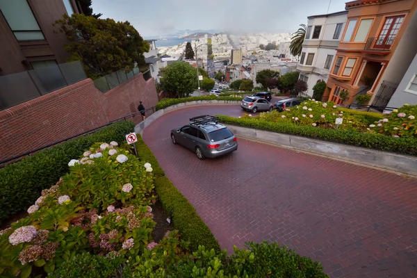 Lombard Street en San Francisco — Foto de Stock