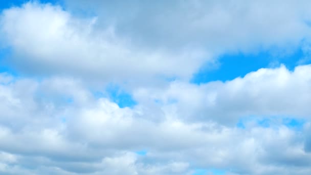 青い空に雲が — ストック動画