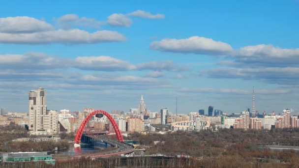 モスクワ市の空 — ストック動画