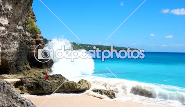 Dreamland Plajı Bali.