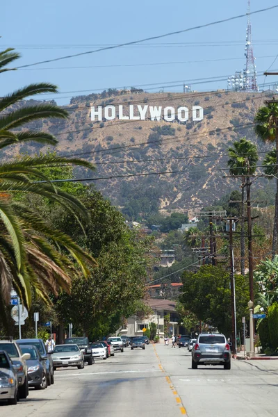 Hollywood sign on October 17, 2011 in Los Angeles. — Stock Photo, Image