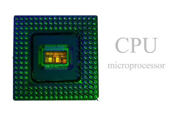 Öppnade Cpu cristall — Stockfoto