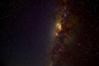 Derin gökyüzü üzerinde Samanyolu