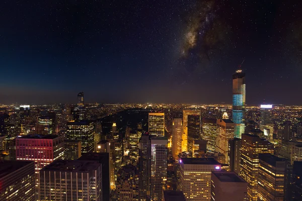 Starry Night Nyc — Stockfoto